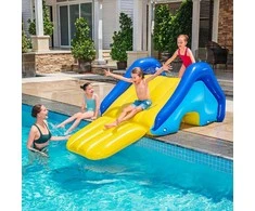 Bestway baseino čiuožykla, PVC, integruotas vandens purkštuvas, 247 × 124 × 100 cm, 52453