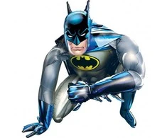 Batman AirWalker vaikščiojantis folijos balionas 111 cm