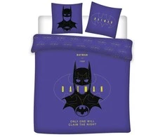 „Batman Claim the Night“ dvigulė, dvigubo dydžio antklodės užvalkalas 240x220cm, 65x65 cm