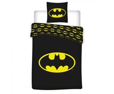 „Batman Dark Knight“ patalynės komplektas 140–200 cm, 63–63 cm mikropluošto