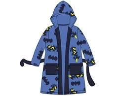 Batman mėlynas vaikiškas chalatas 3-8 metų