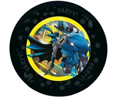 Batman Rogue Rage mikro aukščiausios kokybės plastikinės lėkštės, 4 vnt. rinkinys, 21 cm