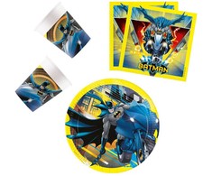 „Batman Rogue Rage“ vakarėlių rinkinys, 36 dalys, su 23 cm lėkšte