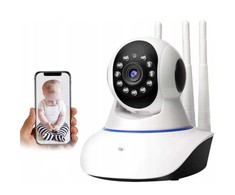 Mobili auklė - stebėjimo kamera 355° su WiFi ir dvipusiu ryšiu