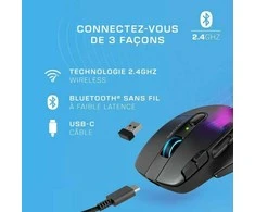 Turtle Beach Kone XP Air Belaidė RGB Žaidimų Pelė| Juoda