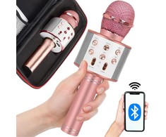 Belaidis mikrofonas su garsiakalbiu ir karaoke funkcija