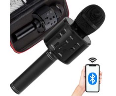 Belaidis mikrofonas karaoke su Bluetooth ir garsiakalbiu