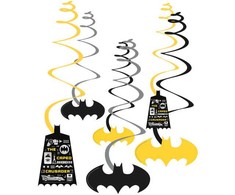 Betmeno miesto juostelių dekoracijų 6 dalių rinkinys