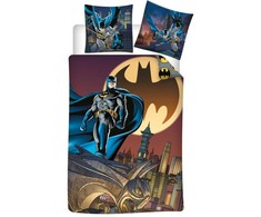 Betmeno patalynės komplektas „Gotham City“ 140–200 cm, 65 x 65 cm