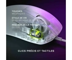 Turtle Beach Pure SEL RGB balta pelė su laidu | 8000 DPI