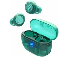 JLab Go Pop ANC, True Belaidės Stereo (TWS), 20 - 20000 Hz, Calls/Music, Ausinės, Teal, Transparent