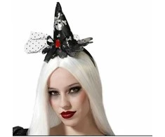 Bigbuy Carnival Galvos juosta Skrybėlė Ragana Halloween