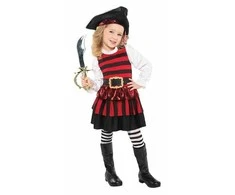Bigbuy Carnival Kostiumas vaikams Little Lass Piratas 4-6 metai