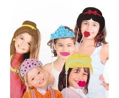 Bigbuy Carnival Princesės aksesuarai linksmoms nuotraukoms (12 modelių)