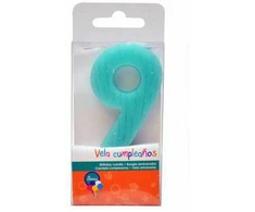 Bigbuy Home Žvakė Nº 9 Gimtadienio (12 vnt.)