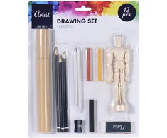 Bigbuy School Piešimo rinkinys Artist (12 Pcs)