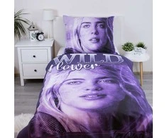 Billie Eilish laukinių gėlių patalynės komplektas 140√π200cm, 70√π90cm
