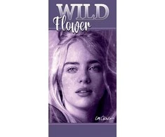 Rankšluostis Ręcznik plażowy 70x140 Billie Eilish violetinė bawełniany Kids25
