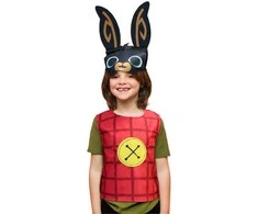 Bing Bunny zuikio juodas kostiumas 92/104 cm