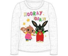 Bing Hooray pilki vaikiški ilgarankoviai marškinėliai 5 metai / 110 cm