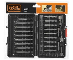Black &amp; Decker Juodas &amp; Decker Juodas+DECKER Rinkinys AKCESORIÓW 38szt. ...
