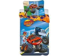 „Blaze Race“ vaikiškos patalynės komplektas 100–135 cm, 40–60 cm