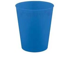 Blue „Party Bright Mėlyna Micro Premium“ plastikinis puodelis, 250 ml
