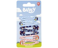 „Bluey Happy Vibes“ plaukų segtukų rinkinys, 6 vnt.