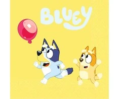 Servetėlės Party Deco Bluey 33x33cm 16vnt