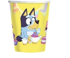 „Bluey Joke“ popieriniai puodeliai, 8 vnt., 227 ml