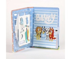 „Bluey Let's Do“ spalvinimo knygelių rinkinys su šablonu