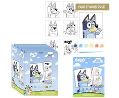 „Bluey To Wave“ dažų rinkinys pagal skaičius