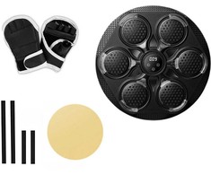 Bokso skydo treniruoklis, MMA muzika, USB, „Bluetooth“ + bokso pirštinės