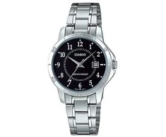 CASIO LTP-V004D-1BUDF moteriškas laikrodis (zd568a) + dėžutė