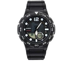VYRIŠKAS LAIKRODIS CASIO AEQ-100W 1AV (zd070a) – WORLD TIME + BOX