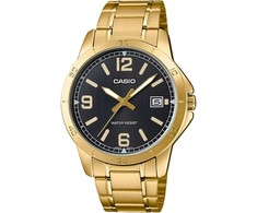 CASIO VYRIŠKAS LAIKRODIS MTP-V004G-1B (zd047h) + DĖŽUTĖ