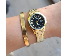 CASIO VYRIŠKAS LAIKRODIS MTP-VT01GL-2B2 + DĖŽUTĖ