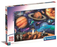 Clementoni dėlionė „Kosmoso misija: planetos“ (300 detalių)