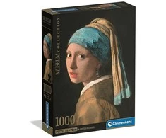 Clementoni Dėlionė 1000vnt. - Mergina su perlo auskaru