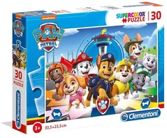 Clementoni dėlionė „Paw Patrol“ su sekikliu prisijungia prie 30 detalių