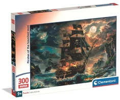 Clementoni dėlionė „Piratų vaiduoklių jūros“ (300 detalių)