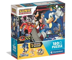 Clementoni dėlionė „Sonic the Hedgehog“ (180 detalių)
