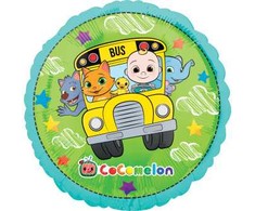 „Cocomelon“ folijos balionas „Bus“ 43 cm