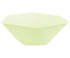 „Colour Vert Decor“ žalios spalvos šešiakampių gilių lėkščių rinkinys, 6 vnt. - 15,8 cm