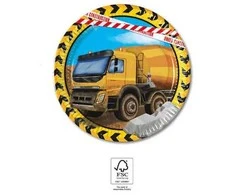 GoDan Statybinės popierinės lėkštės 20cm 8vnt