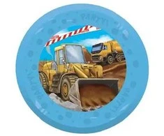 „Construction Grabber“ mikro aukščiausios kokybės plastikinių lėkščių rinkinys, 4 vnt., 21 cm