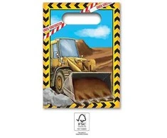 „Construction Grabber“ popierinių dovanų maišelių rinkinys, 4 vnt.