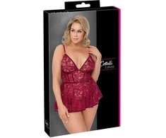 Babydoll raudona XL