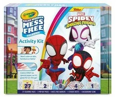 Crayola, Inc. CRAYOLA kūrybinis rinkinys Color Wonder Activity Spidey, 75-7193