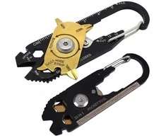 Key ring knife multitool survival 20in1
